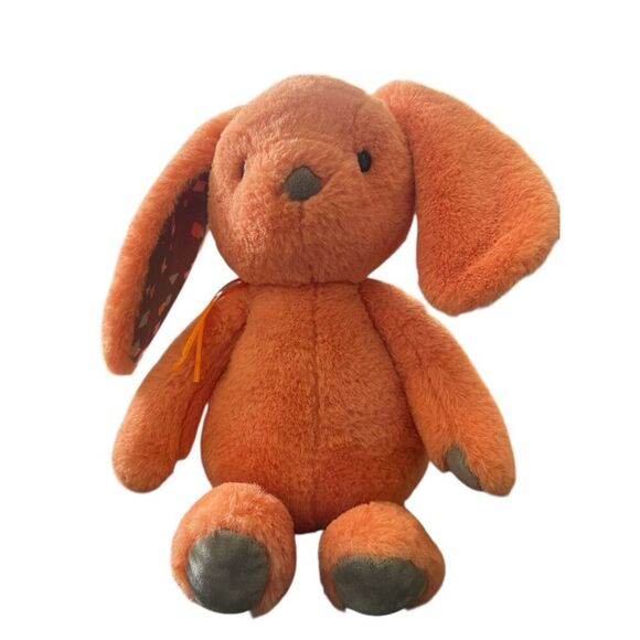 B Softies Kids Orange Happy Hues Coral Cutie Bunny Stuffed Animal Plush OS - Picture 10 of 10